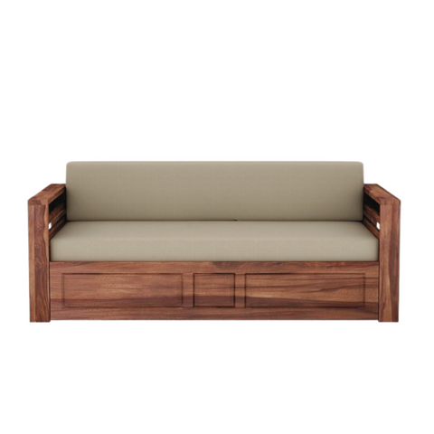 Brado Sofa Cum Bed in Sheesham Wood