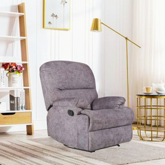Ronstar One Seater Recliner In Premium Suede Fabric