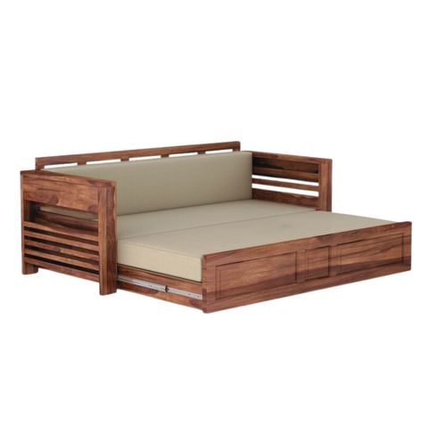 Brado Sofa Cum Bed in Sheesham Wood