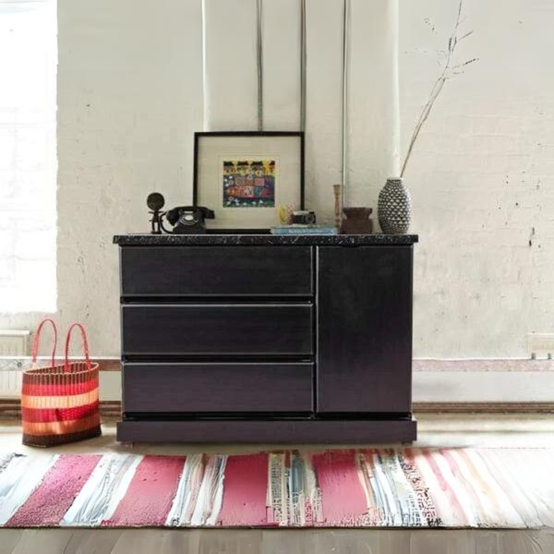 Renden Chest Of Drawers With Faux Marble Top