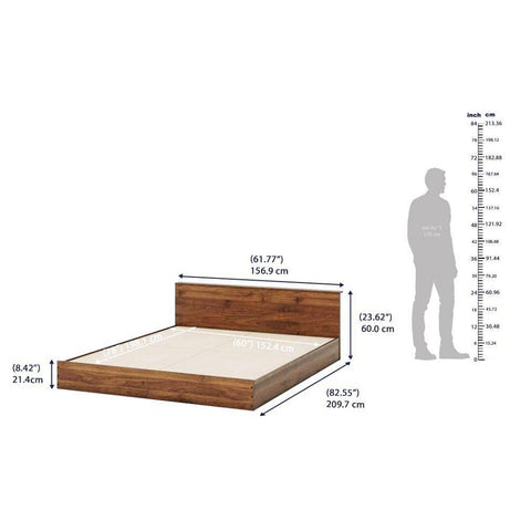 Evaline Engineer Wood Bed With Storage