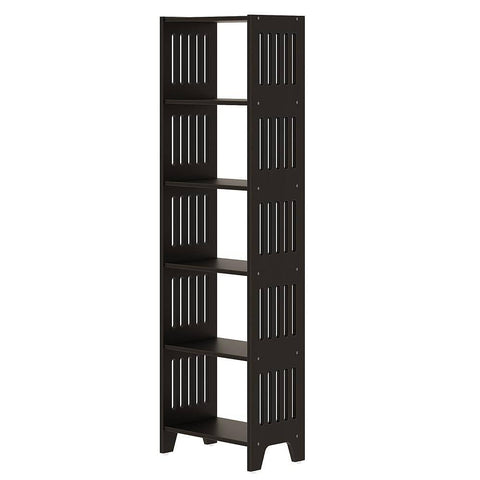 Brado Sheesham Wood Bookshelf in Mahogany Finish