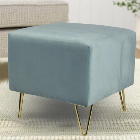 Anslay Ottoman With Golden Legs
