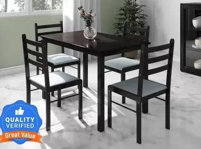 Perfect Home Hayman Solid Wood 4 Seater Dining Set