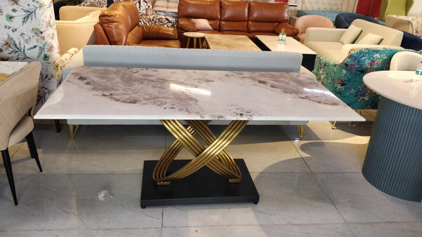 Brinstone 6 Seater Marble Dining Table