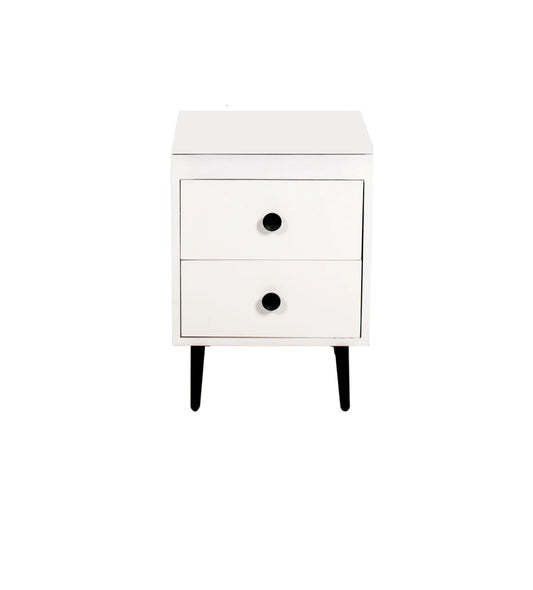 Kassel Side Table In White Finish