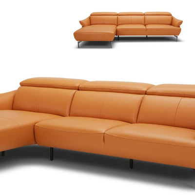 Edward Leatherette  Sectional Sofa
