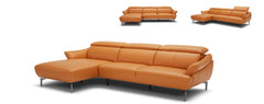 Edward Leatherette  Sectional Sofa