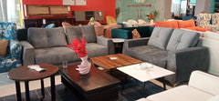 James Sofa in Velvet Fabric