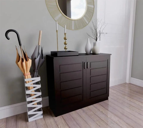 Buy Lydia Shoe Cabinet Door Finish Walnut White Oak GetMyCouch