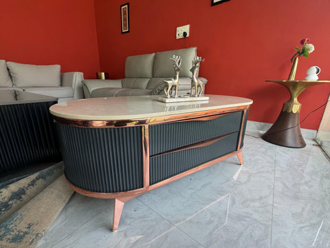 Greeve Coffee Table in Marble Top
