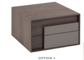 Zion  Bedside Table In Glossy Finish