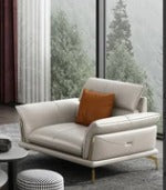 Modern Italian Single Seater Leather Sofa