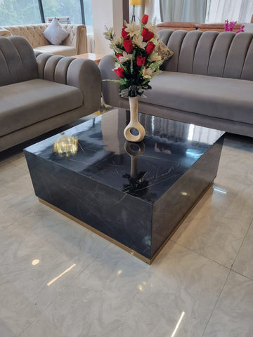 Brave Coffee Table in Faux Marble Top