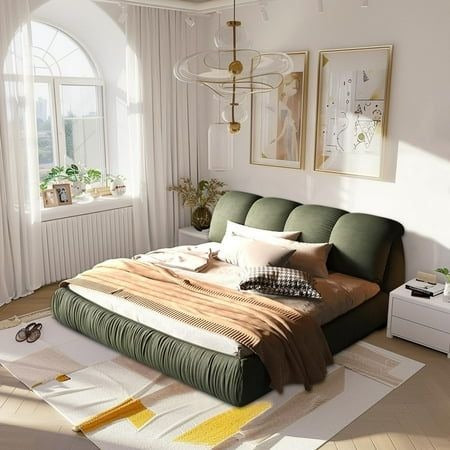 American Fabric Upholstered Bed