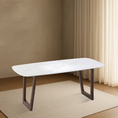 6 Seater Dining Table-White