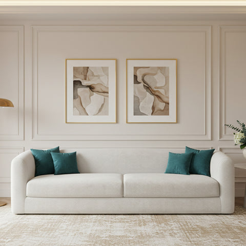 Snorlax 3 seater Sofa in Premium Fabric