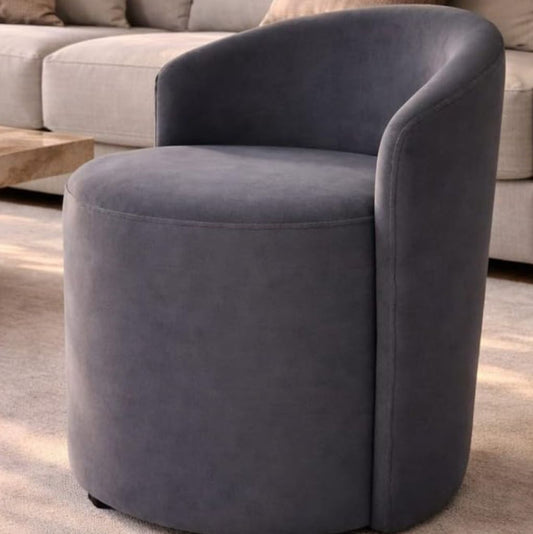 Brazil Ottoman in Velvet Fabric