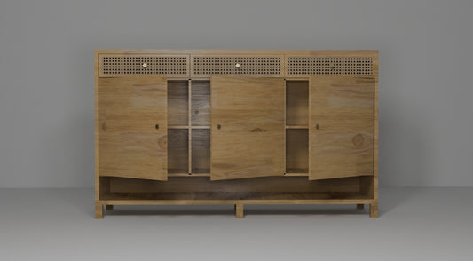 Reza shoe rack in HDHMR board (customizable)