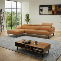 Edward Leatherette  Sectional Sofa