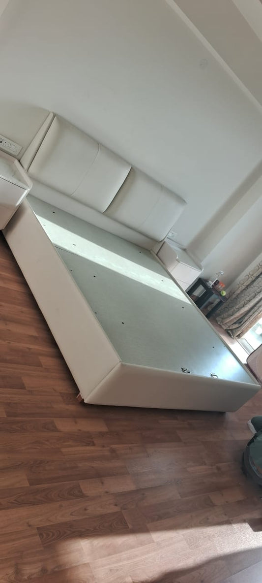 Adolph Double Bed With Manual Box Storage