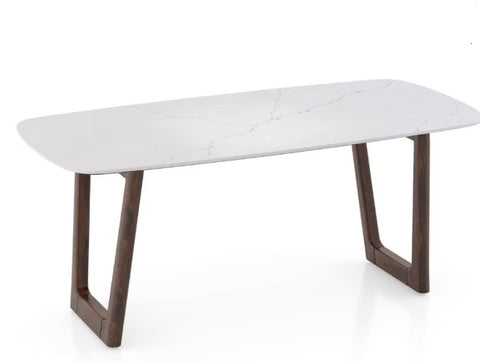 6 Seater Dining Table-White