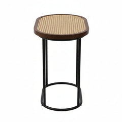 Baha Side Table with Cane Design