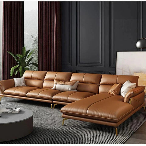 Modern Italian Leather Sofa