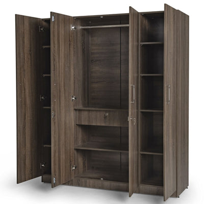 Genoa 4 Door Wardrobe Without Mirror