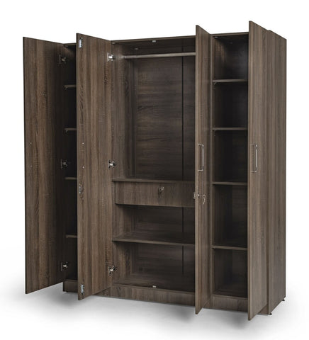 Genoa 4 Door Wardrobe Without Mirror