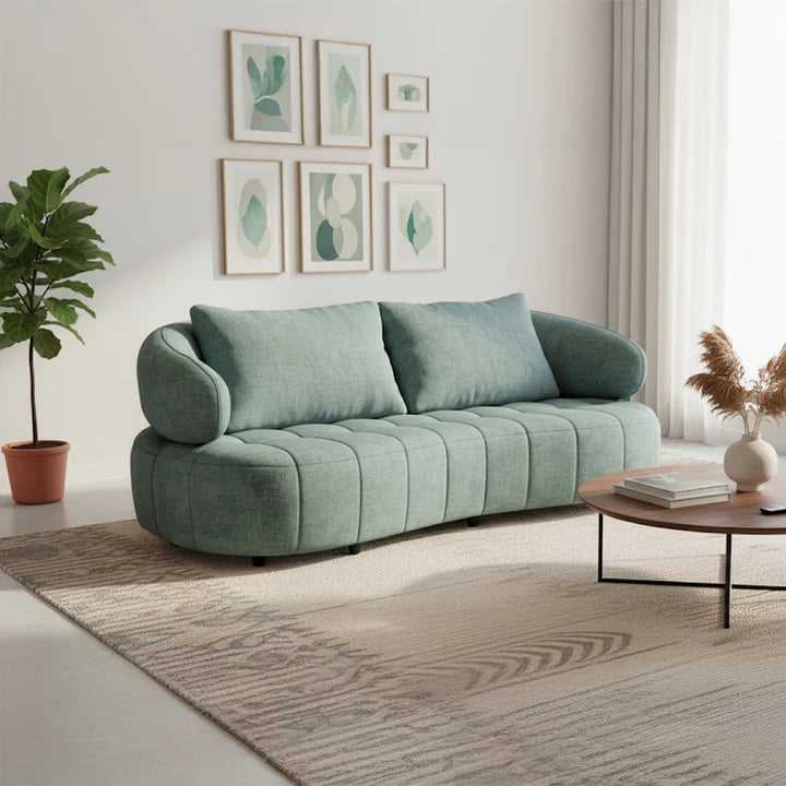 Barcelona Curvy Lounge sofa with Adjustable Backrest