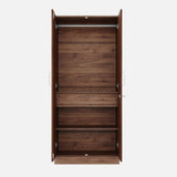Gingham 2 Door Wardrobe Without Mirror