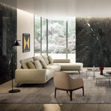 Drops Designer Sectional Sofa in Premium Fabric