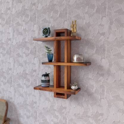 Hockney Wooden Wall Shelf in Solid Wood