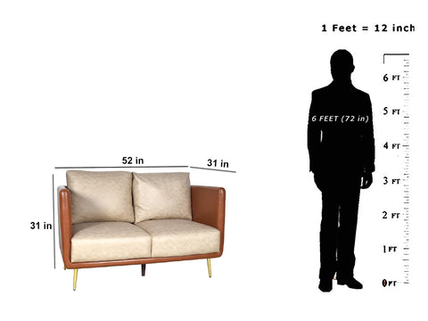 Hudson Sofa in Dual Tone Fabric
