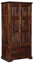 Bracket 2 Door Wardrobe in Sheesham Wood