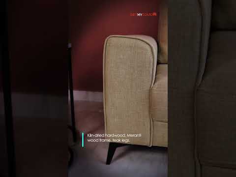 Vanisha Three Seater Sofa In Premium Fabric