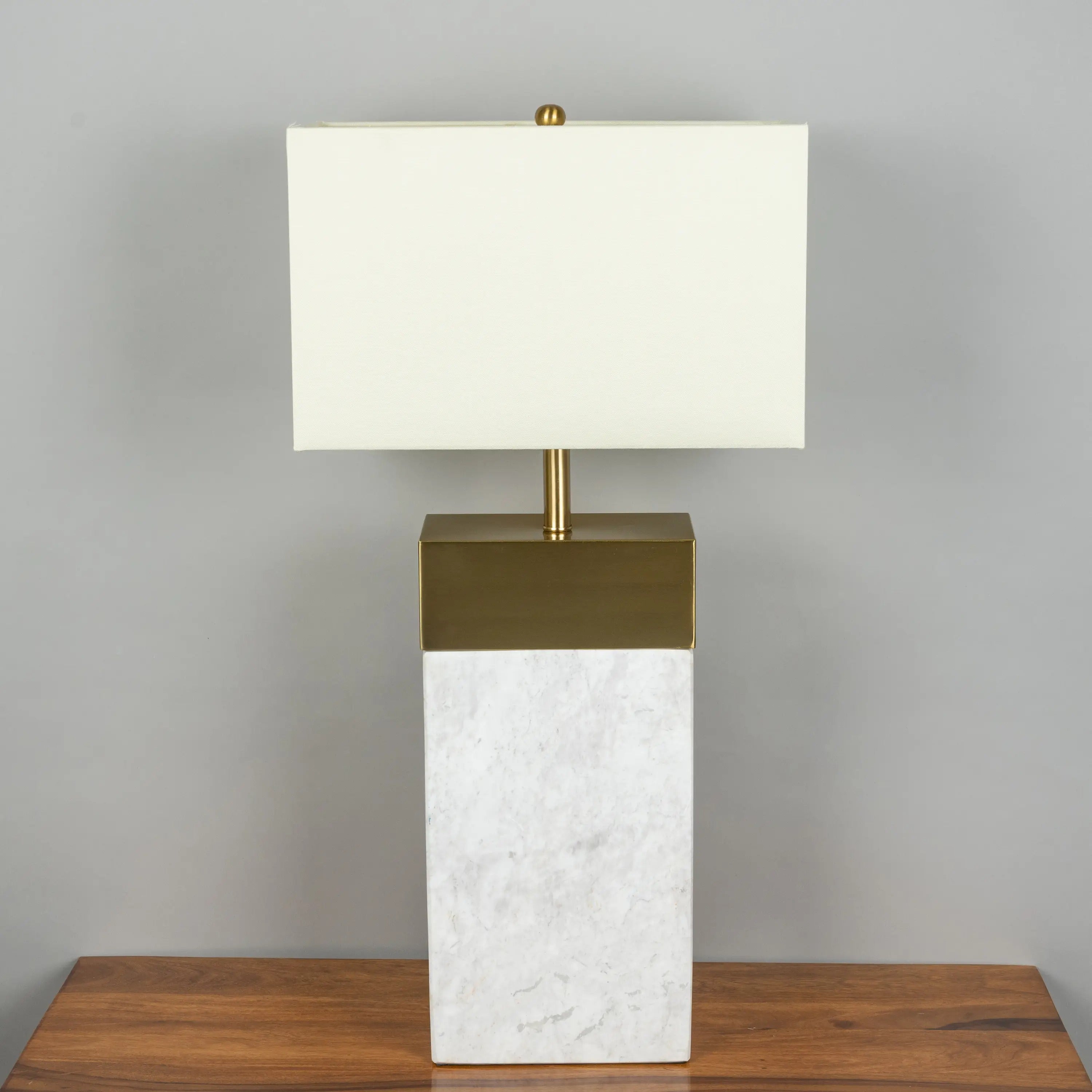 Buy Dunelm White Gold Marble Table Lamp GetMyCouch