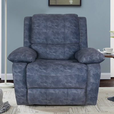 Fascento Recliner in Suede Fabric