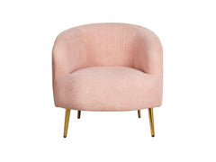 Guelfo Lounge Chair In Boucle Fabric