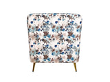 Adoree Lounge Chair in Premium Velvet Fabric