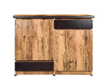 Caren Shoe Cabinet With Two Drawer in Ginger Bronze Finish