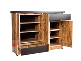 Caren Shoe Cabinet With Two Drawer in Ginger Bronze Finish