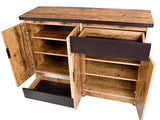 Caren Shoe Cabinet With Two Drawer in Ginger Bronze Finish