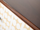 Emaada Mango Wood Chest of Drawers In Mahogany Finish