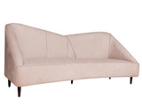 Aztech 3 Seater Sofa Set In Beige Velvet Fabric