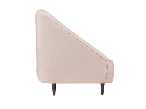 Aztech 3 Seater Sofa Set In Beige Velvet Fabric