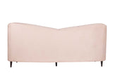 Aztech 3 Seater Sofa Set In Beige Velvet Fabric
