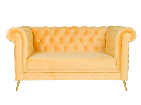 Berlin Two Seater Sofa In Premium Velvet Fabric