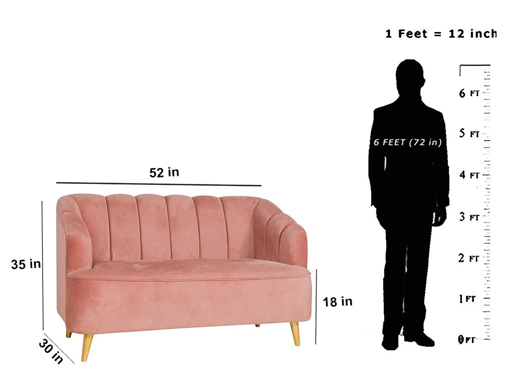 Velvet Sofa Standard Size Of Seater Sofa Adorn India Premium Lotus